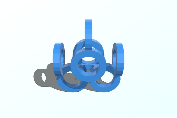 DailyEarrings 71: CirclesCircles! | 3d print model