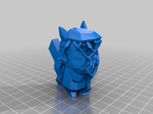 Low-Poly Trumpachu | 3d print model