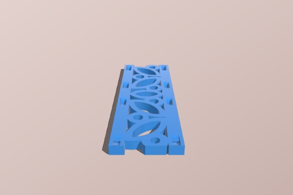 Napkins holder "Flowers" | 3d print model