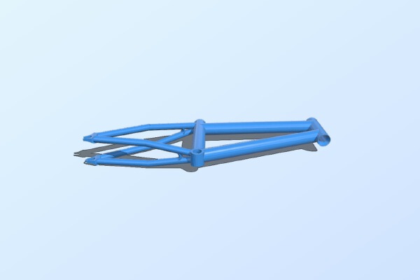 BMX Frame key chain | 3d print model