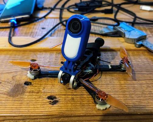 Insta360 Go2 shell with finger mount | 3d print model