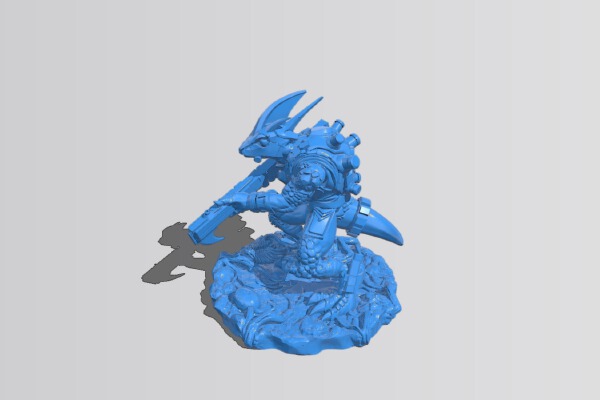 Gecko Warrior | 3d print model