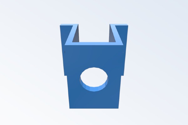 2020 Kossel - Power Switch Mount | 3d print model