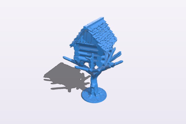 Tree House, Wargames tree Building Feature Terrain - 15mm | 3d print model