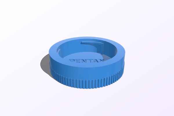 Rear lens cap for Pentax K-mount | 3d print model