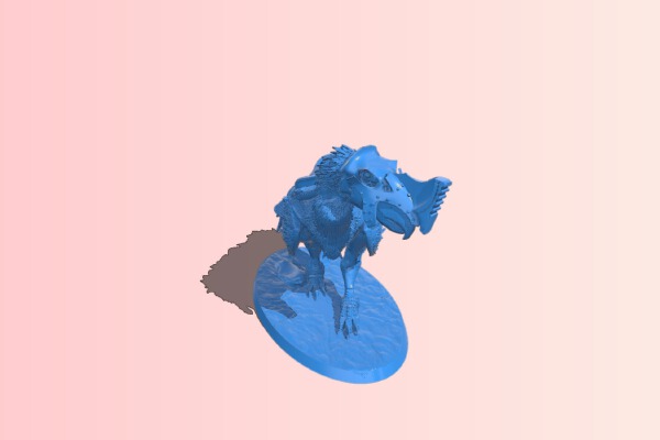 Terror Bird Saddle | 3d print model
