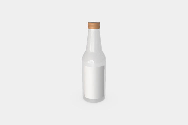 Soda Water Bottle Mockup