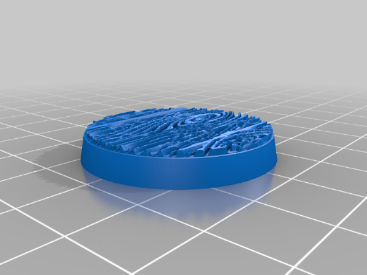 Wooden Effect Round Bases for Warhammer | 3d print model