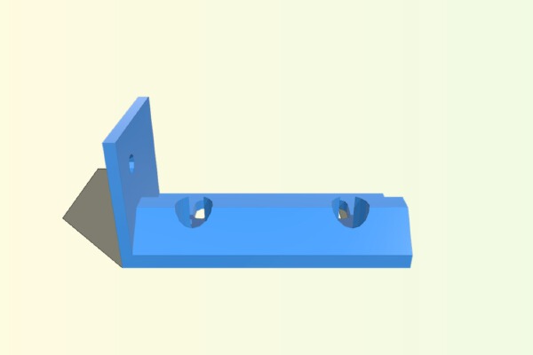 MendelMax Undercarriage PSU Mount | 3d print model