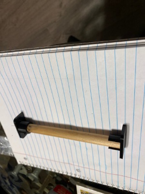 Dowel rod holders several sizes | 3d print model