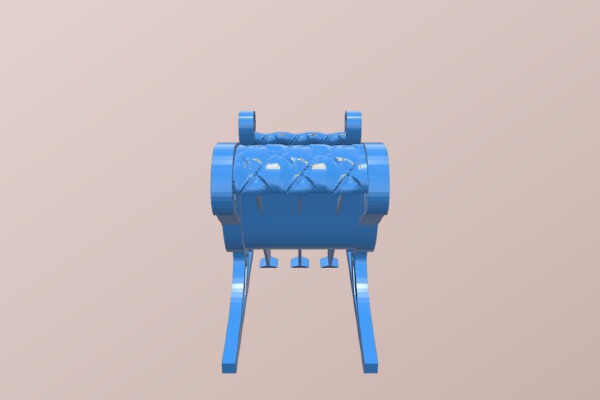 Santa Claus Sled | 3d print model