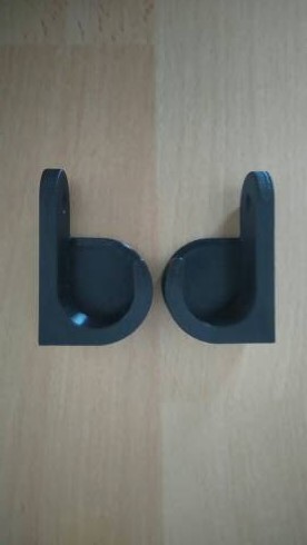 wall mount for pole _ Wandhalterung für Stange