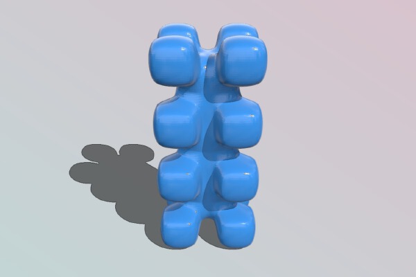 Knobby Chopstick Holder | 3d print model