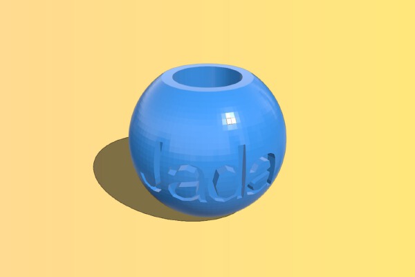 jada charm recessed 1.5 | 3d print model