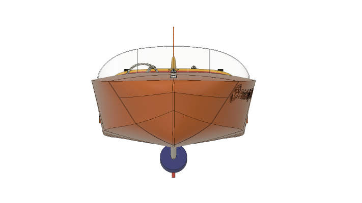 RC Boat MONCY | 3d print model