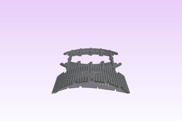 Traditional Japanese Bridge (japan) | 3d print model
