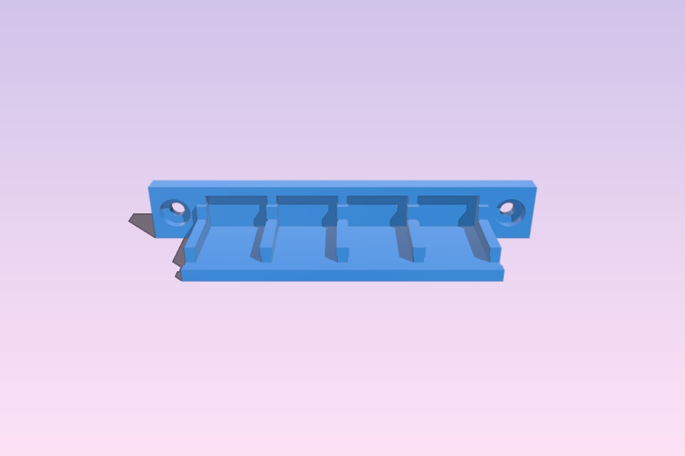 Wago 221 4x2 extrusion mount