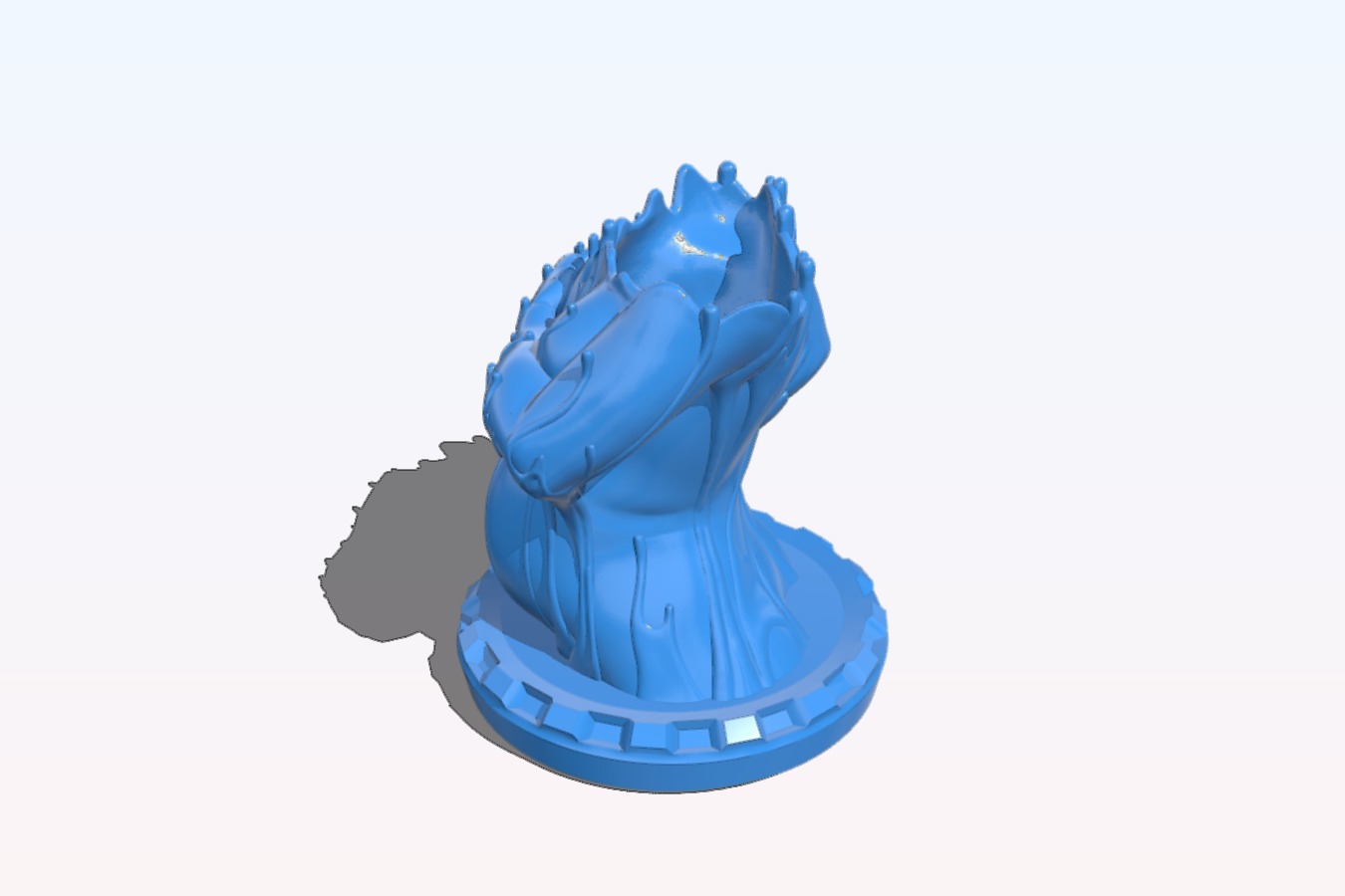 Melted Female Deity Vase