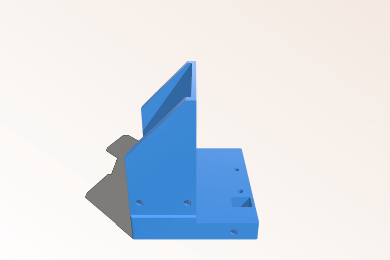 Titan Aero Hypercube Evolution Mount with Cable holder relief