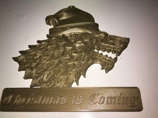 House Stark Christmas is Coming | 3d print model