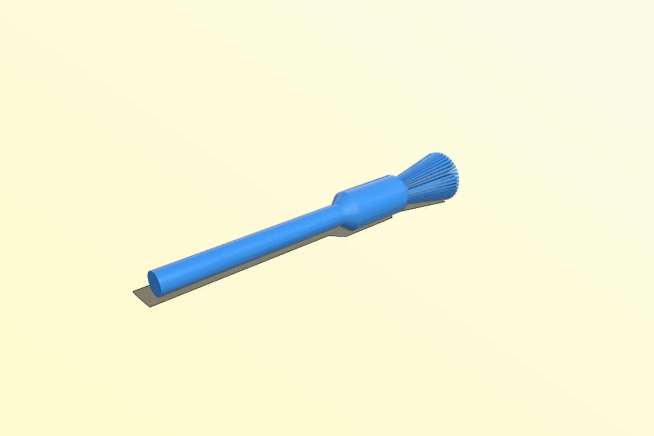 1_8 shank 6mm pen shape brush for Dremel