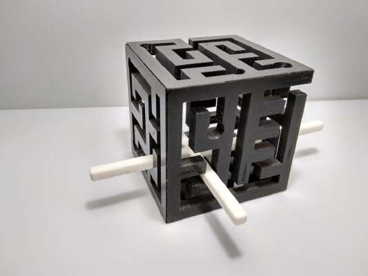 3D Maze Cube | Laberinto 3D | 3d print model