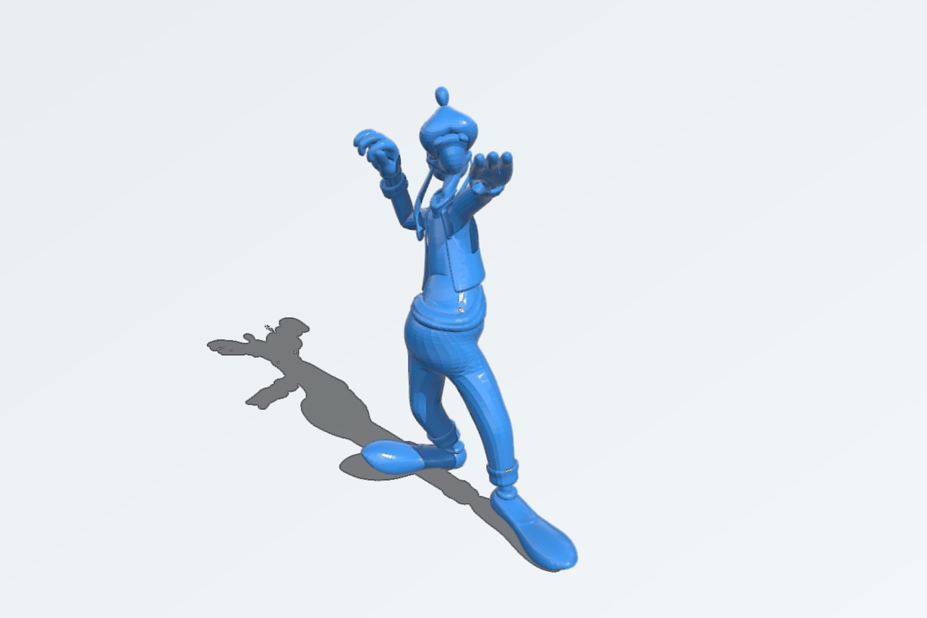 Goofy pose