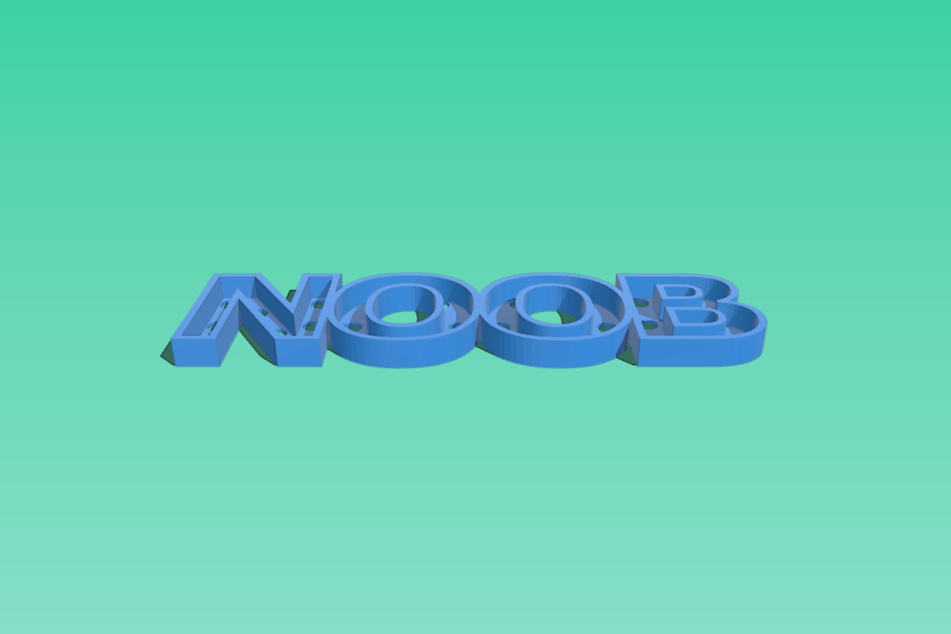 Noob LED Sign