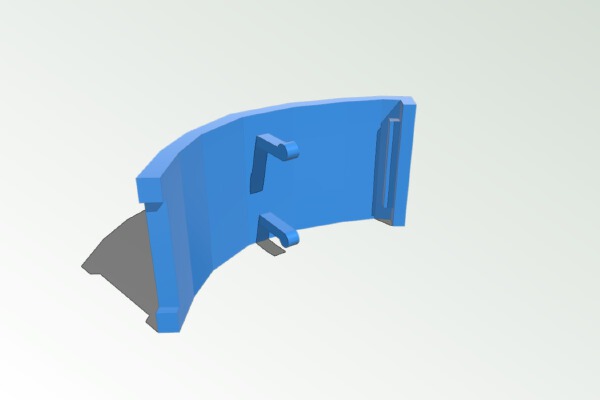 InMoov shoulder cover left_right | 3d print model