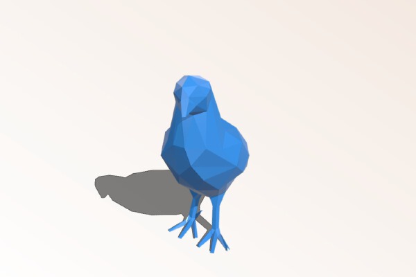 LowPolyPigeon | 3d print model