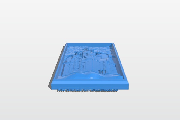 Church painting | 3d print model