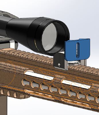 Scope Artificial Horizon -Picatinny | 3d print model