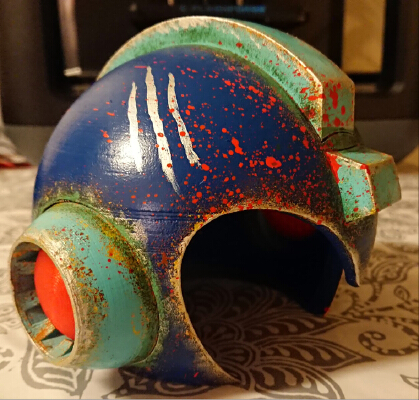 Megaman miniature helmet | 3d print model