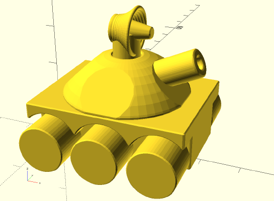 Robocode (Programming Game) Vehicle Model | 3d print model