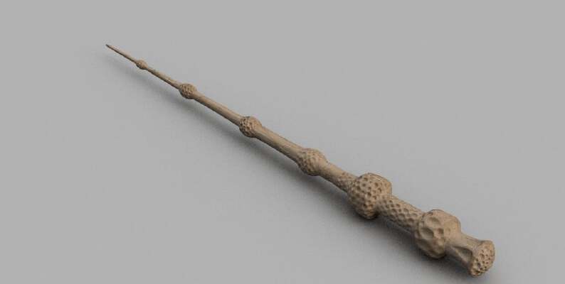 Elder Wand with Runes | 3d print model