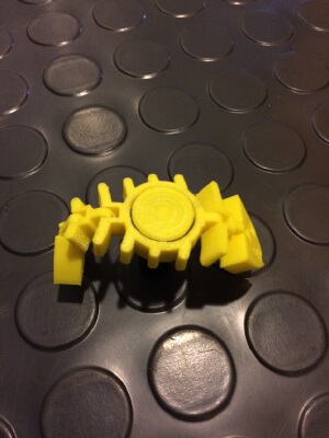 Floppy_Fish_Spinner | 3d print model