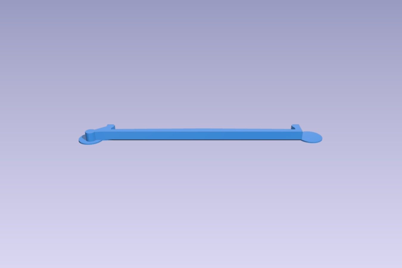 Makerbot 2X Hold Down Clamps 152mm