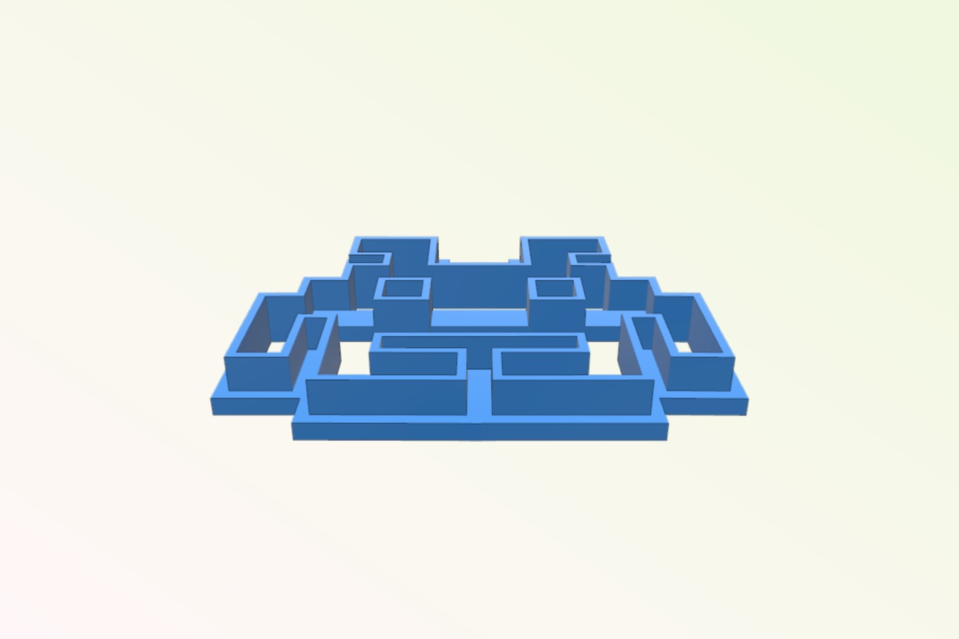 Space Invader Cookie Cutter