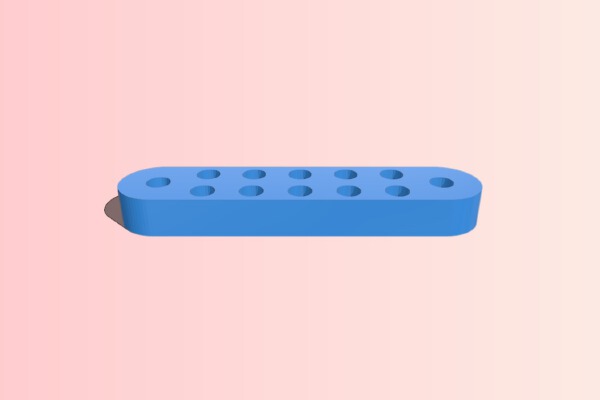 porte extrudeur E3D style | 3d print model