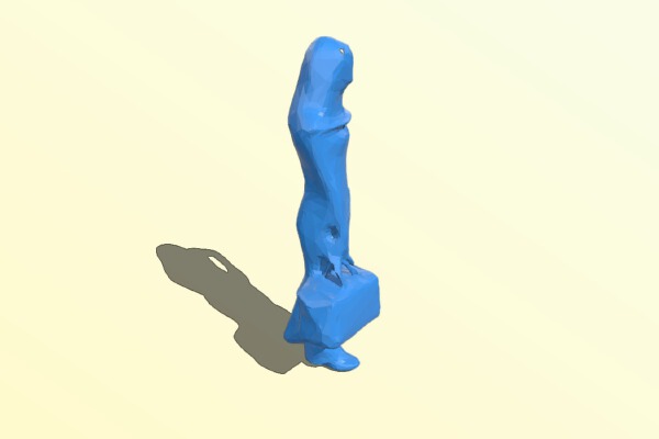 creepy girl | 3d print model