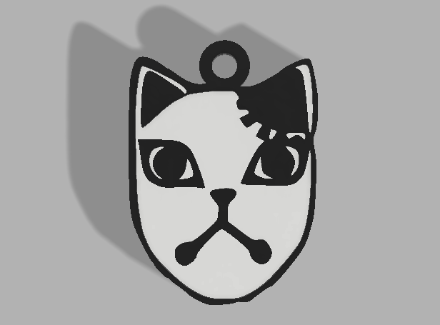 demon slayer(日語:鬼滅之刃) tanjiro's(竈門炭治郎) mask keychain