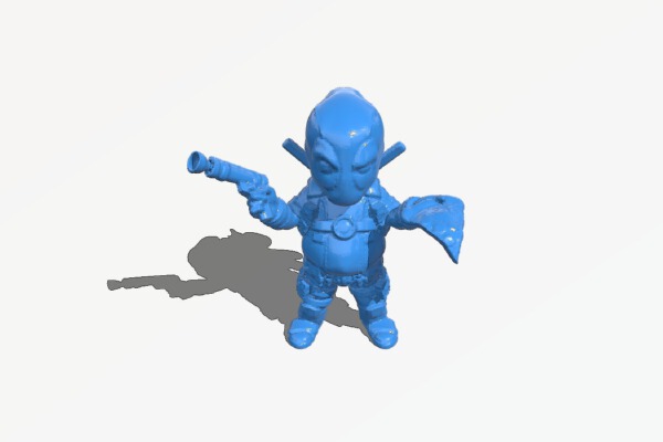 Chubby Deadpool (low res) | 3d print model