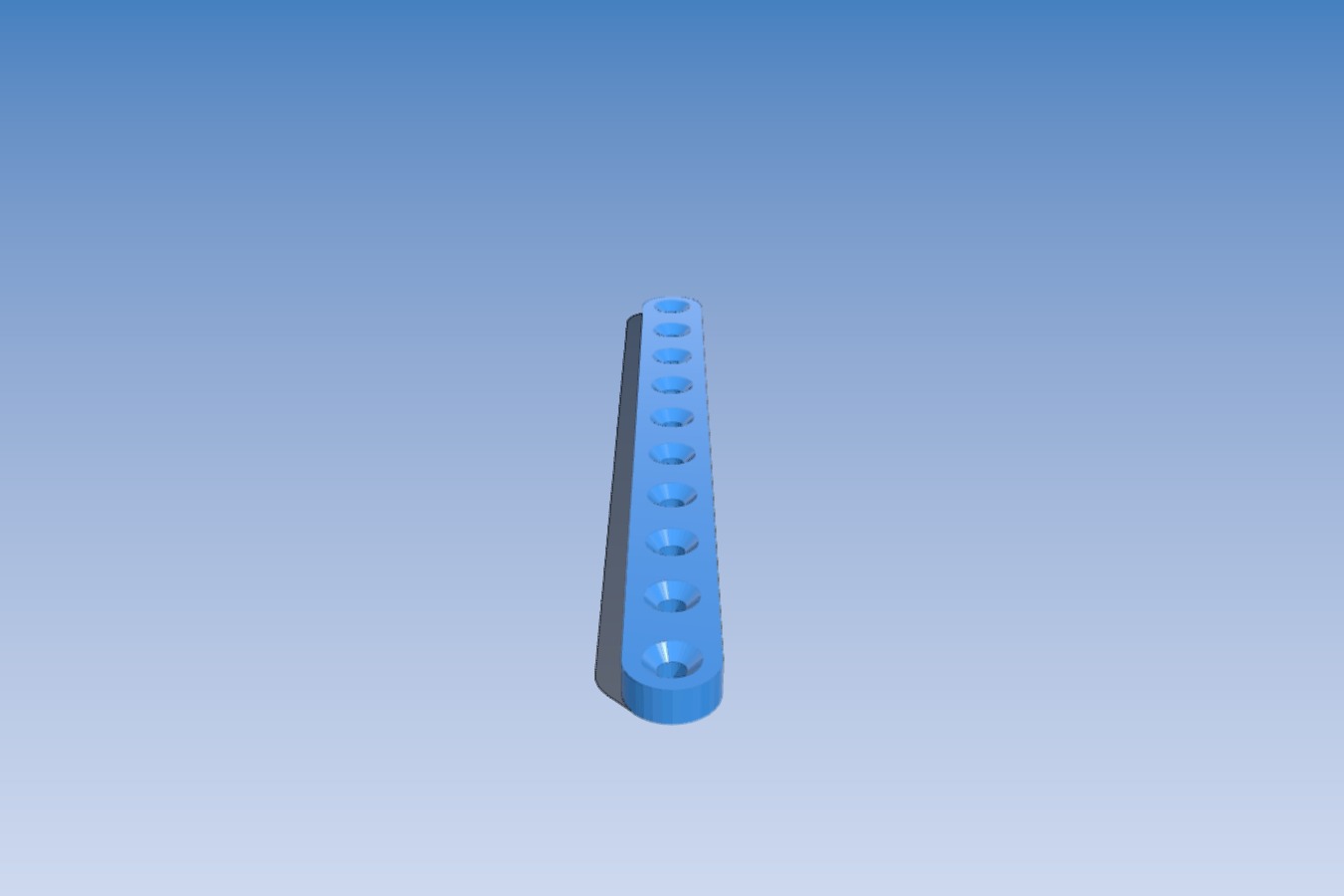 Bracket with screw holes (customizable)