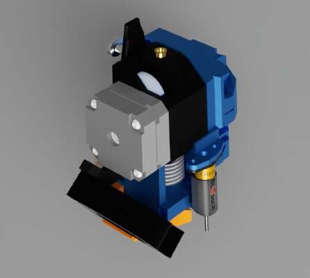 BMG Extruder Carriege DissEd-MK3 for AM8 | 3d print model