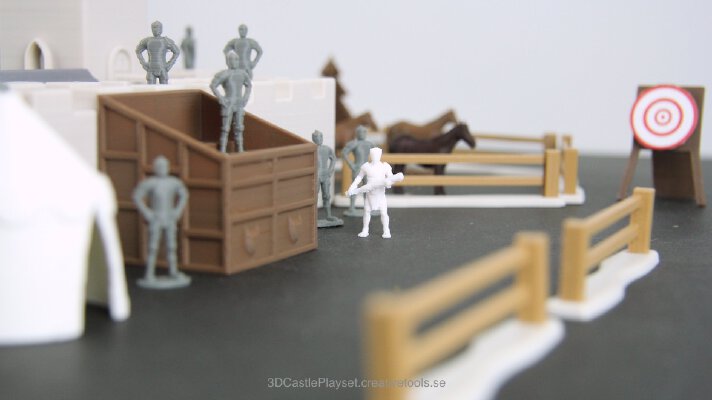 Modular Castle Playset (3D printable) | 3d print model