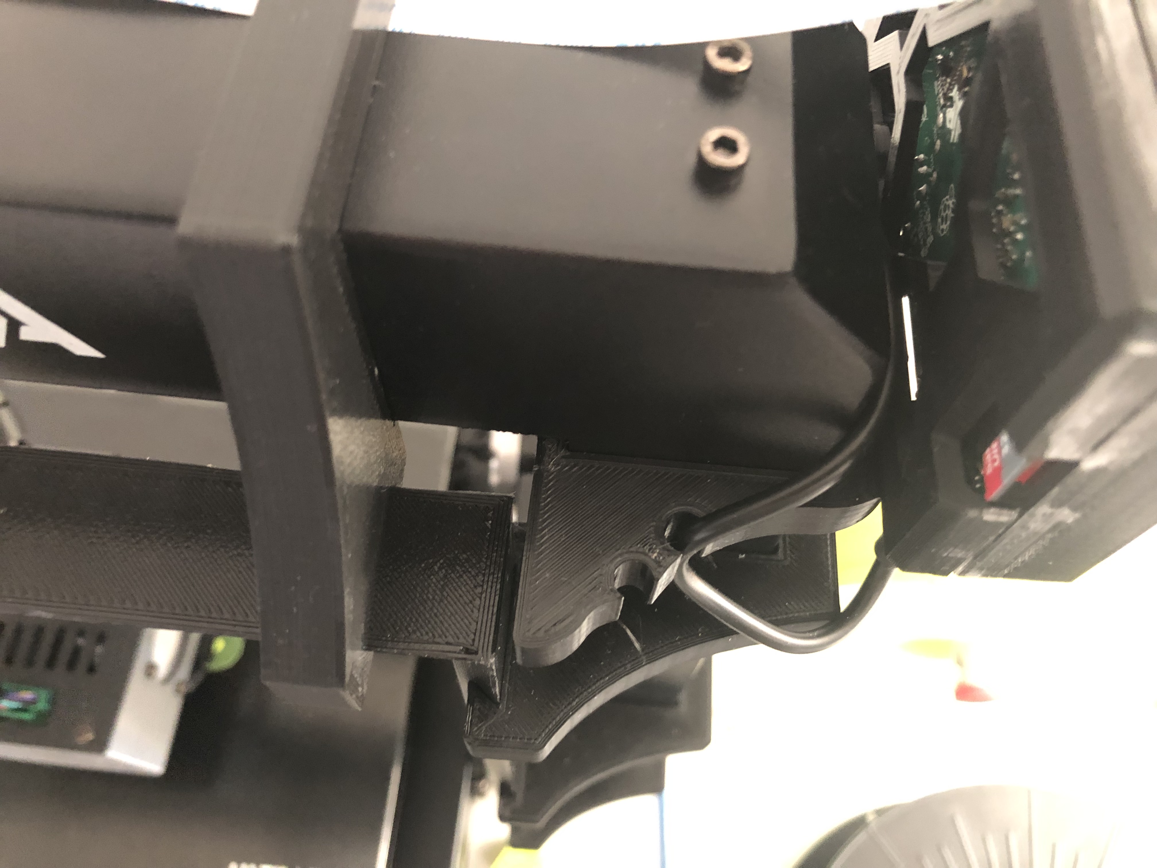 Anycubic i3 Mega LED Holder with Camera + Raspberry Pi Housing