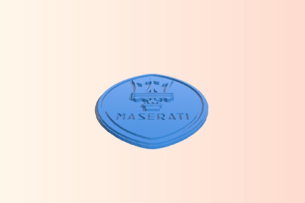 Maserati Logo | 3d print model