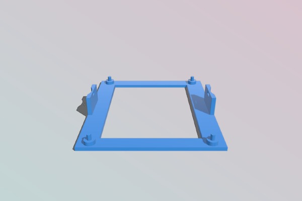 Minimal SSD sled for Seagate Thunderbolt Adapter | 3d print model