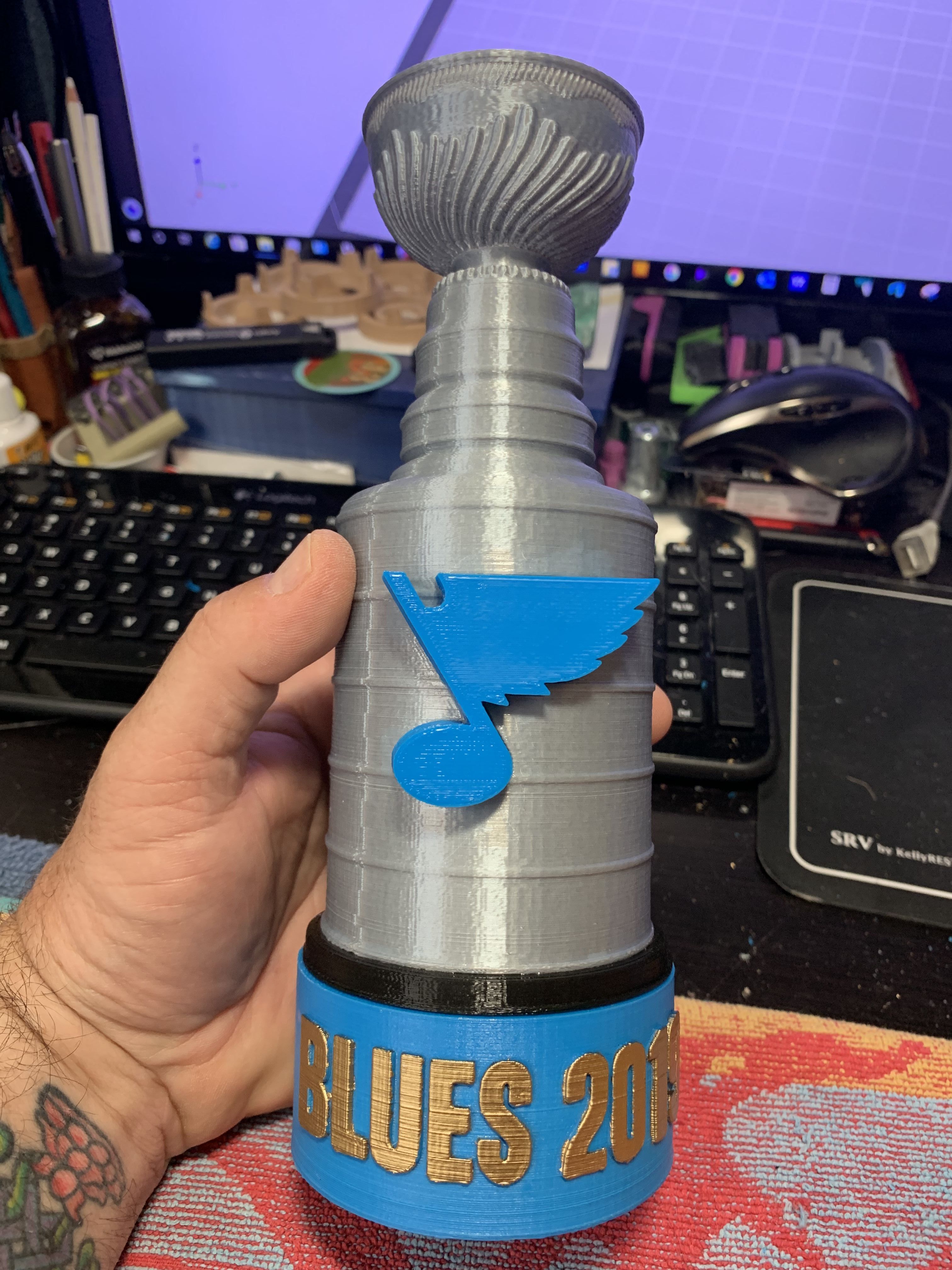 Stanley Cup by mechaMecha with Saint Louis Blues Addons