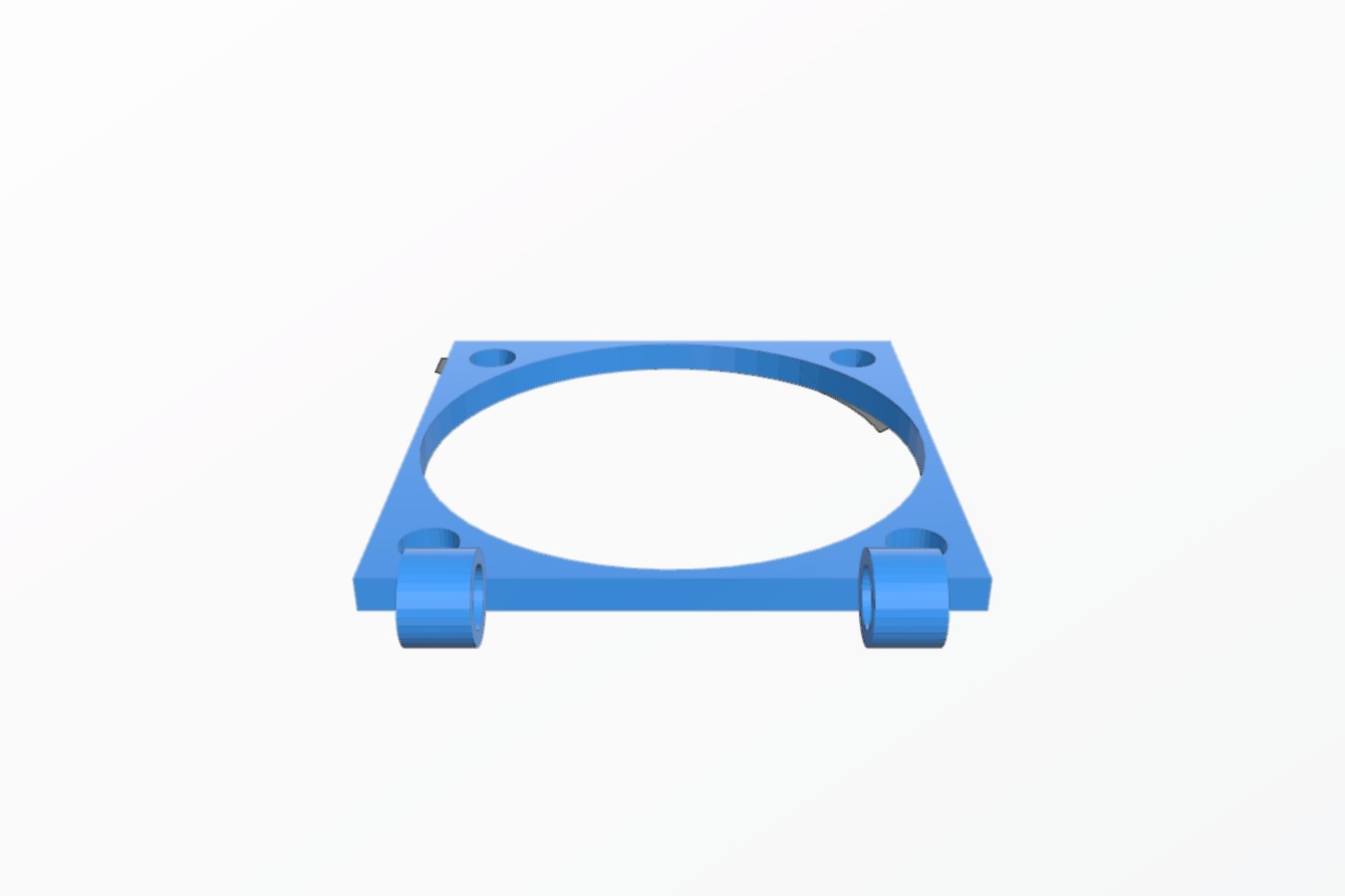 Prusa I3 Hinged fan mount